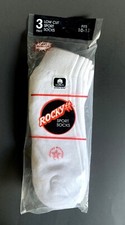 Rocky Low Cut Sport Socks 3 Pair Fits 10-13 Men's NEW U.S.A.