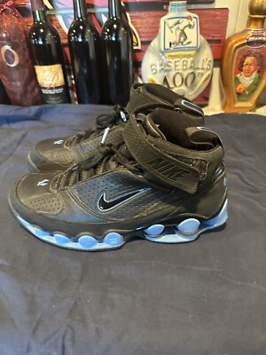 Size 11 - Nike Shox Black & Light Blue