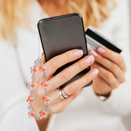 2 szt. Opaska łańcuchowa na telefon komórkowy Anti Losenes Telefon Smycz Komórka Urok Pasek - Zdjęcie 6 z 11