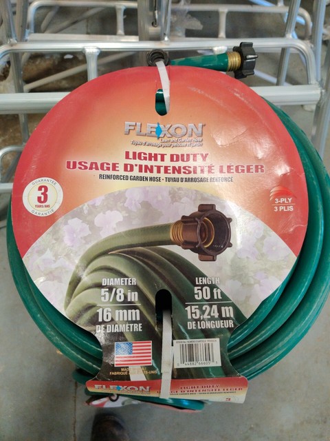 Flexon Fr58100 5 8 Inch X 100 Foot 3 Ply Light Duty Garden Hose For Sale Online Ebay