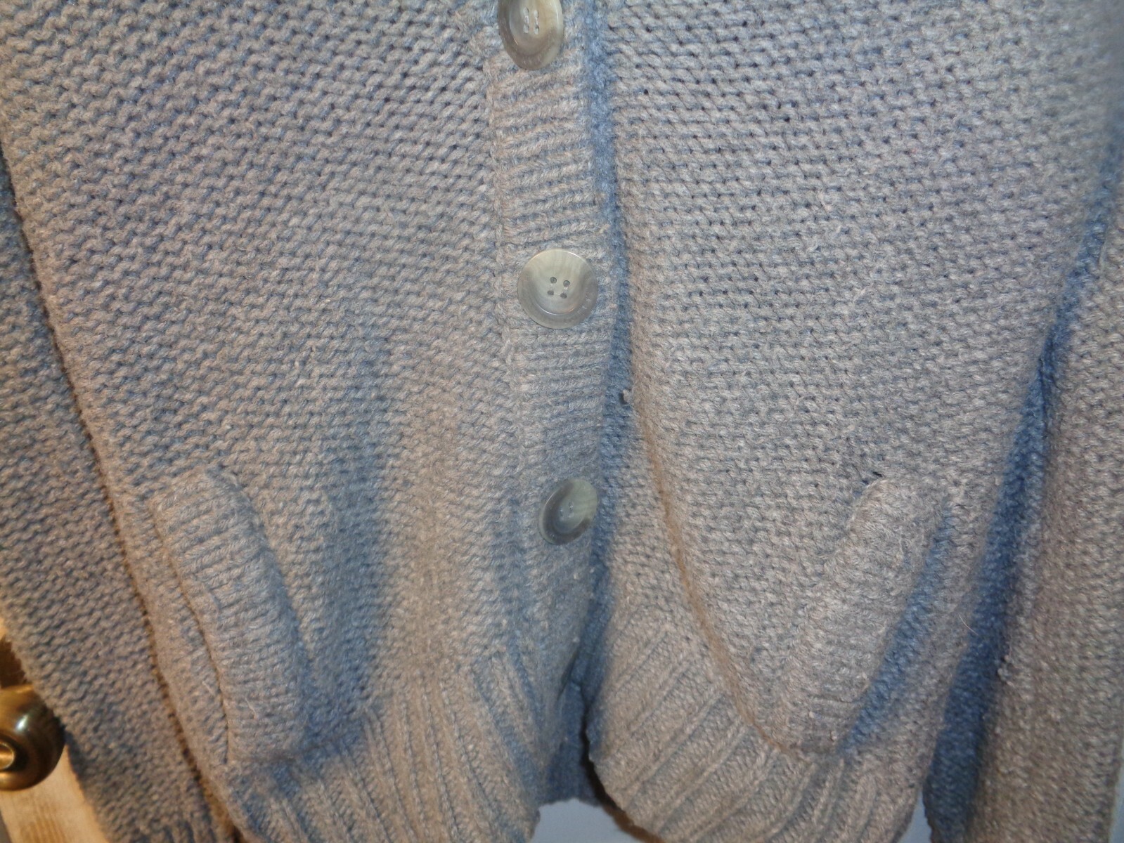 AMERICAN EAGLE BUTTON DOWN HEAVY WOOL RABBIT HAIR… - image 4