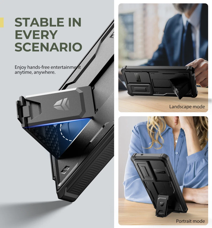 Dexnor for Samsung Galaxy S25 Ultra/Plus/S25 Edge Case Heavy Duty Rugged Cover - Image 3 of 4