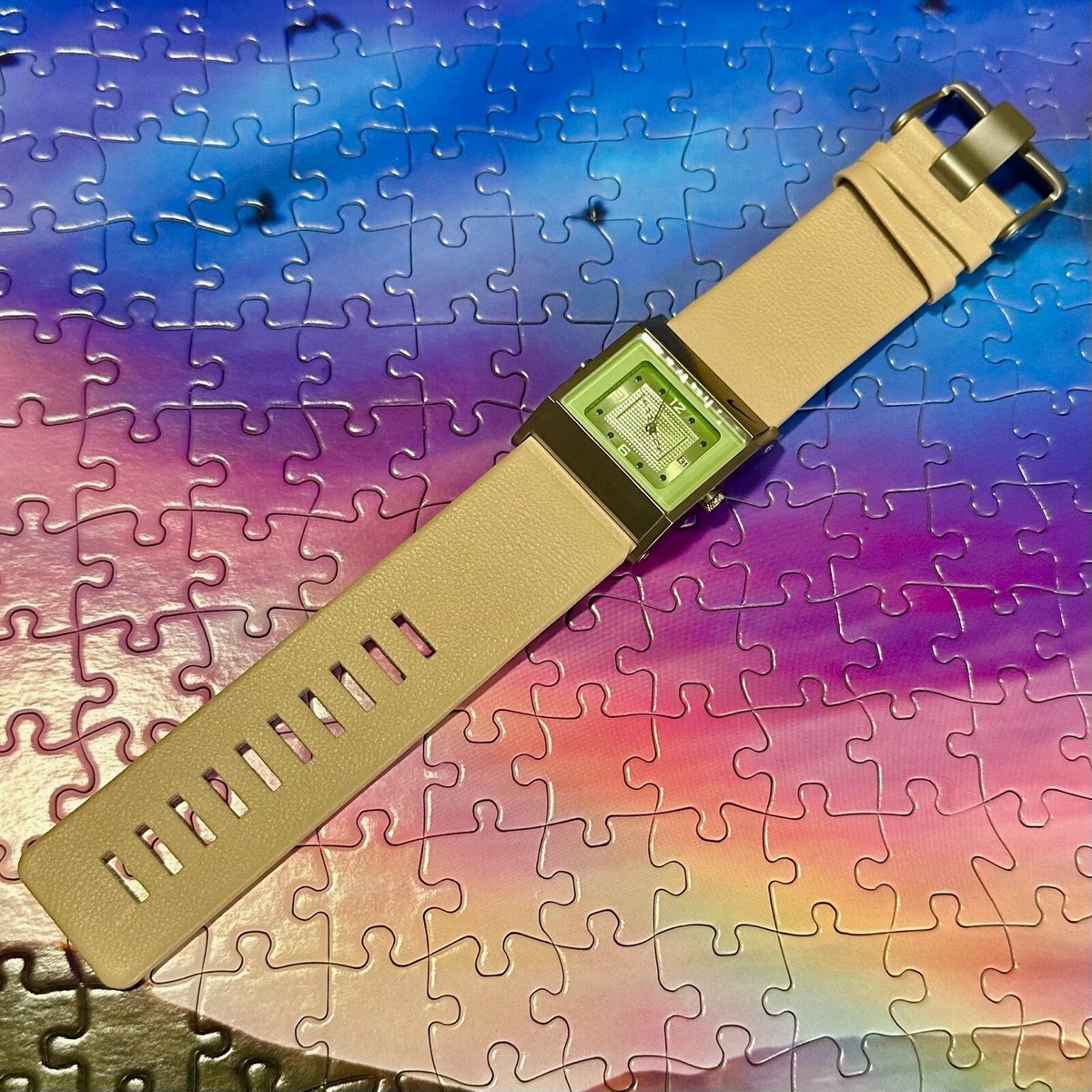 y2k watch 無名。 オレンジ Y2K Pop- Customized Vintage Retro Yellow & Orange Gradient