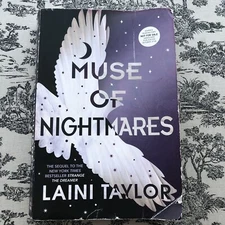 SIGNED ARC Muse of Nightmares by Laini Taylor YA Book Advance Readers Copy Proof