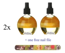 Cuccio Revitalize Cuticle Oil Milk & Honey  2.5 Ounce (2x bottles & Free GIFT)