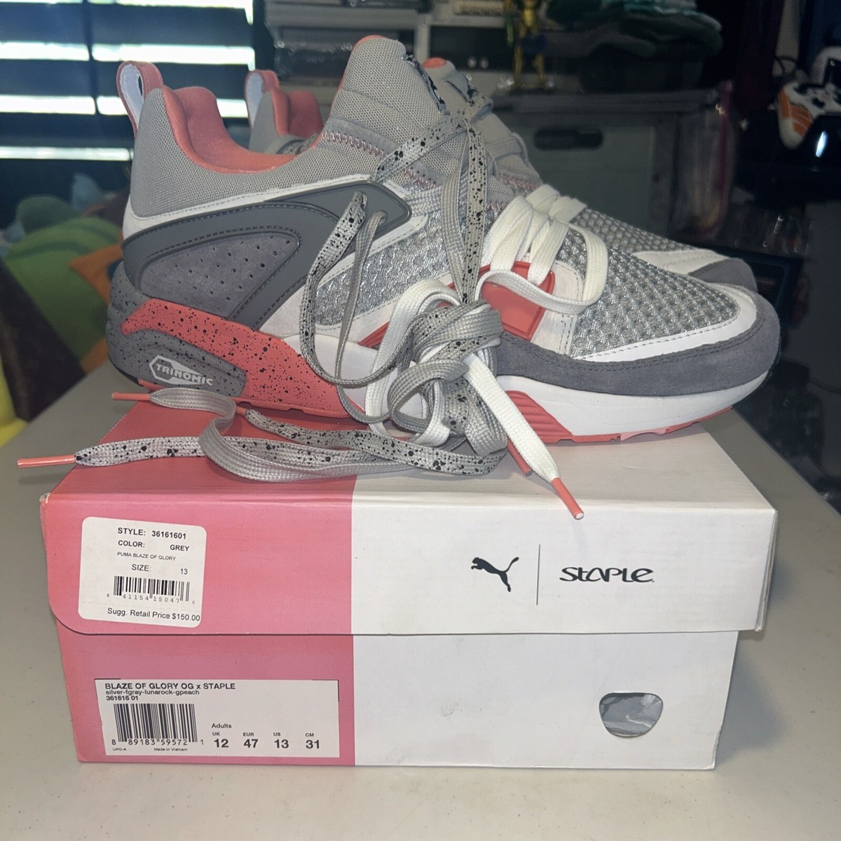 PUMA - Blaze of Glory OG X Staple Pigeon 13 US Silver/gray
