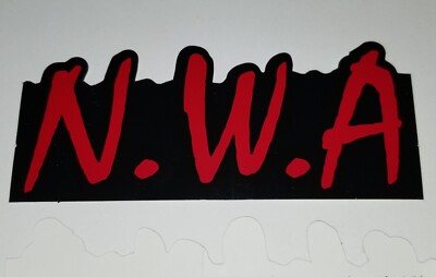 NWA 2 PROMO STICKER 02 PRIORITY RECORDS G FUNK RAP DR DRE ICE CUBE