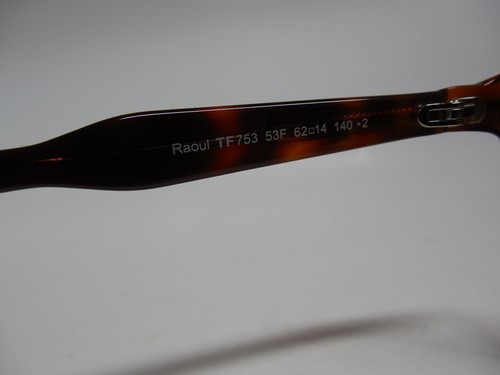 Tom Ford Raoul FT0753 53F Navigator Gradient Sunglasses Havana/Brown new - Picture 3 of 4