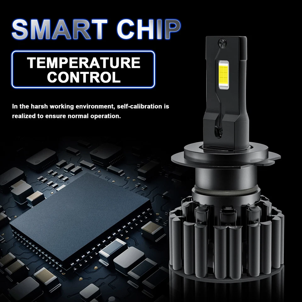 Para Peugeot 3008 2017-2019 Lámpara de faros LED + kit de luces antiniebla Foto 4 de 4