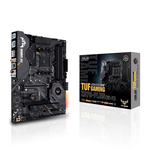 Asus AM4 TUF Gaming X570-Plus Wi-Fi AM4 Zen 3 Ryzen 5000 ATX Motherboard