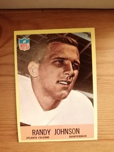 RANDY JOHNSON 1967 Philadelphia #4 Football FREE SHIPPING W323