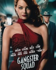 EMMA STONE signed Autogramm 20x25cm GANGSTER SQUAD in Person autograph COA