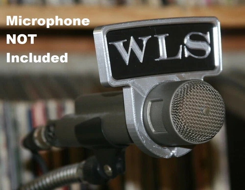 Custom Call Letters Mic Flag for Electro-Voice EV 664 Vintage Microphone