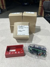 New Simplex Red Fire Alarm Strobe 4904-9182 Complete Assembly