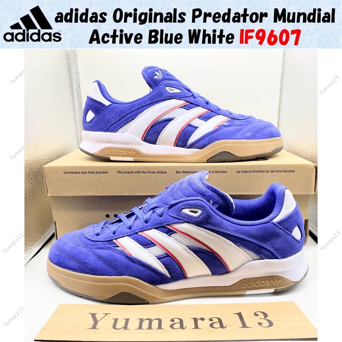 ★adidas★ Predator Mundial Black White adidas x atmos Predator Mundial Black White Gum Men Casual