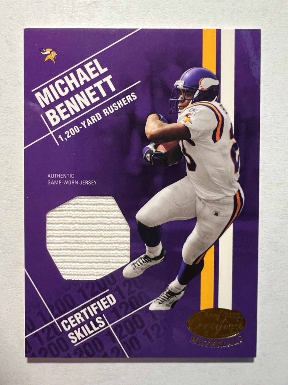 2003 Leaf Certified Materials Skills #CS26 Michael Bennett #'d 31/100