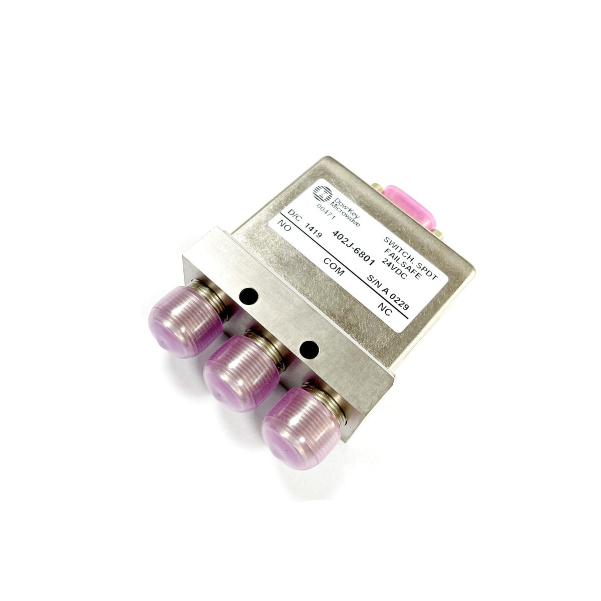 Dow-Key Microwave 402J-6801 SWITCH SPDT FAILSAFE DC - 18 GHz 24