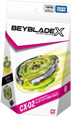 Takara Tomy Beyblade X CX-02 Wizard Arc R4-55LO Starter Set 2025