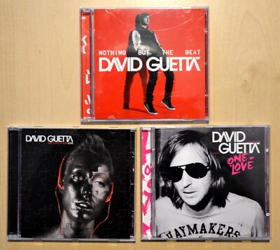 3 CDs: ''David Guetta'' - Nothing but the Beat; Just a little more Love + One Love