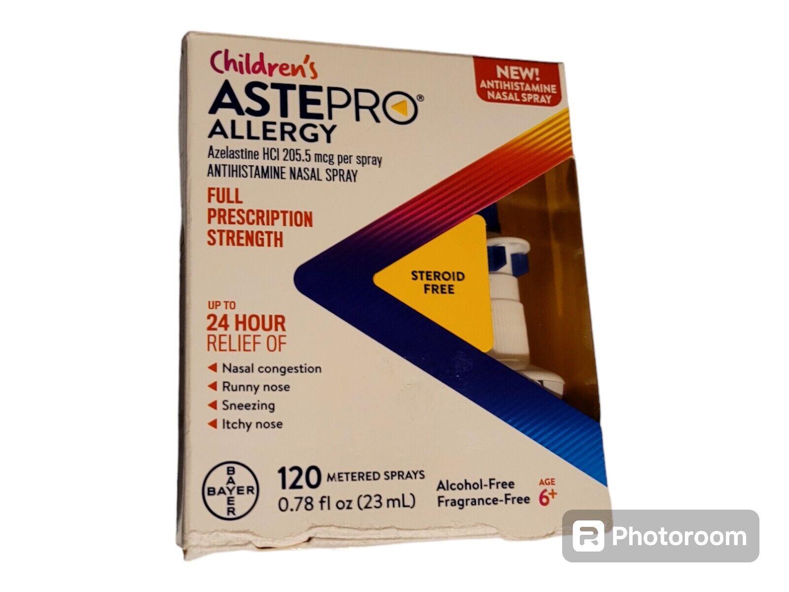 Childrens AstePro Allergy Full Prescription Strength 120 Metered Sprays New
