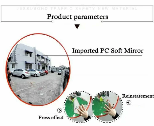 60cm Safety Mirror Convex Mirror Traffic Mirror Safety Mirror for Driveway UK - Picture 14 of 16