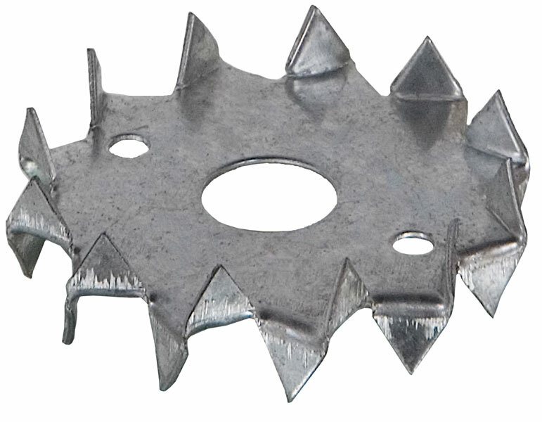 Galvanised Double Sided Timber Connector 50mm With M12 Hole - Pack Of 100