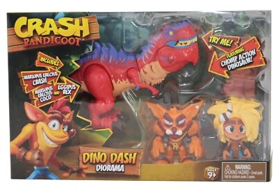 BANDAI Crash Bandicoot Action figure: Dino Dash Diorama - BRAND NEW AND SEALED