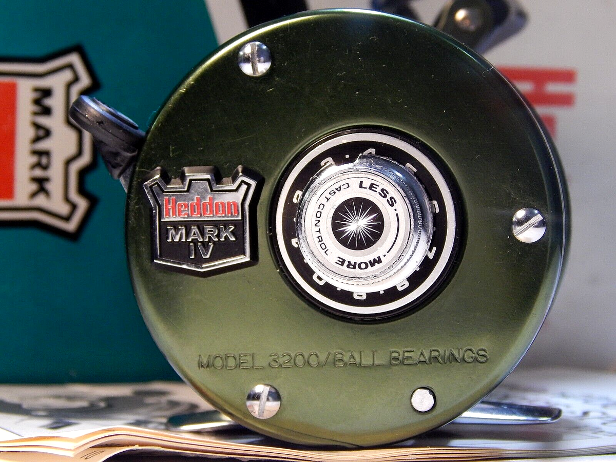HEDDON MARKⅣ 3200 NOS VINTAGE Heddon 3200 Mark IV Green Casting Reel Box Spare