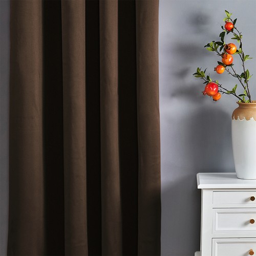 2 PC Heavy Thick Blackout Grommet Window Curtain Drape Treatment Room Darkening - Picture 74 of 102