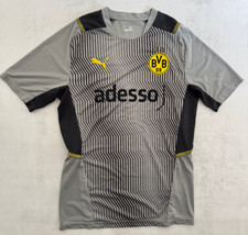 BVB Dortmund Trainingsshirt Gr. M Adesso Trikot grau 2020/21 Puma 20/21 Borussia