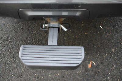 Expandable Hitch Mounted Step and Bumper Protection 2'' Receiver Guard Rear New