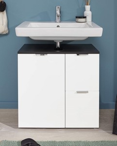 Waschbeckenunterschrank Badschrank Concept One | weiß Hochglanz