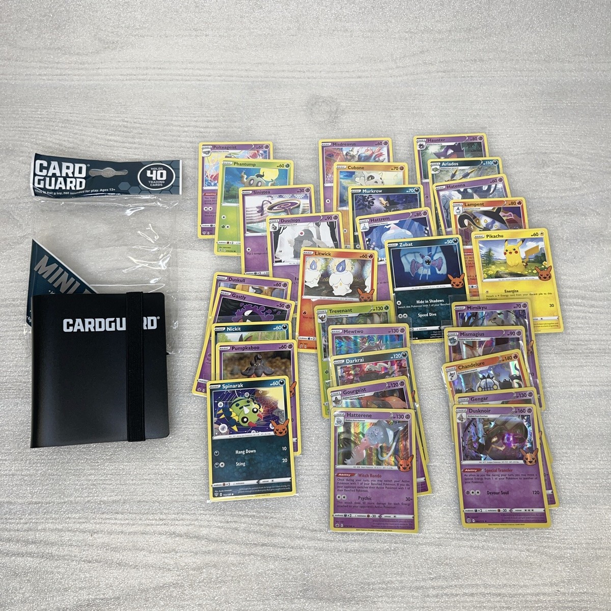 Pokemon 2022 Halloween Trick or Trade Complete Set of 30 in Sleeves Mini  Binder