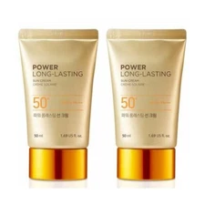 THE FACE SHOP Power Long Lasting Sun Cream 50ml x 2ea SPF50+ PA+++ K Beauty