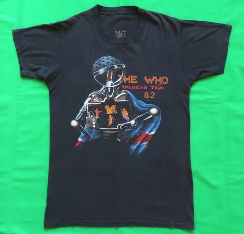 The Who Vintage T Shirt 1982 American Tour Rock B… - image 1