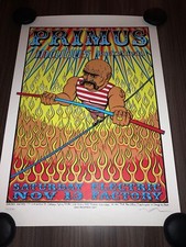 Primus Official Concert Poster 1999 Electric Factory Signed Numbered Rare