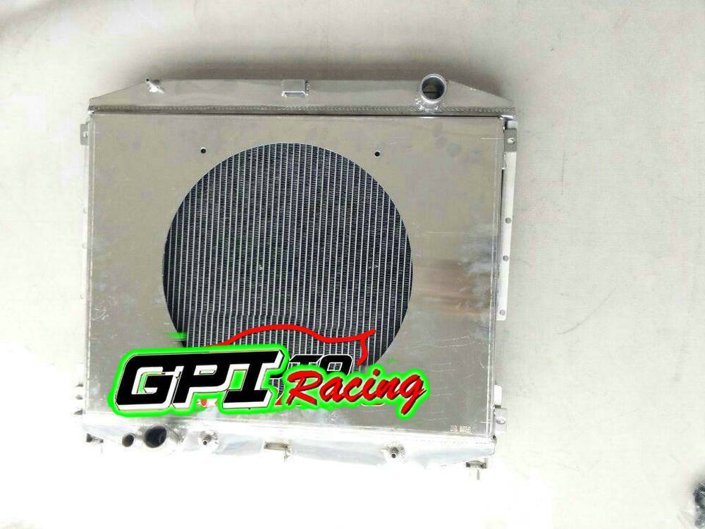 3ROW Radiator +Shroud Fan FOR Bentley Mulsanne S Rolls-Royce Silver Spirit 86-92