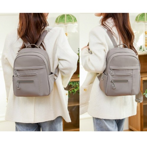 Nylon Travel Backpack for Women Large Capacity Backpack College School Bookbags - Picture 6 of 12