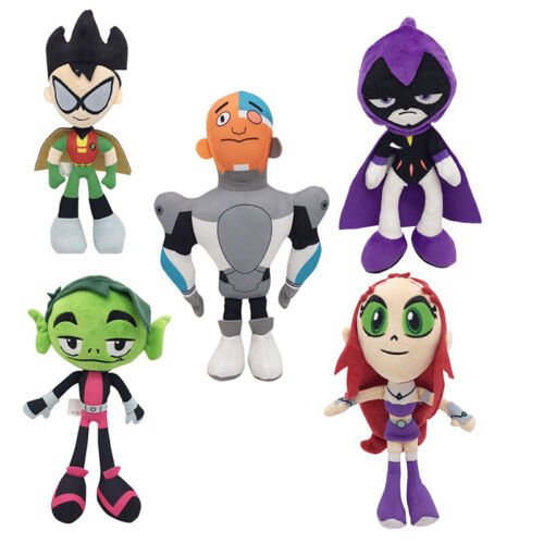 Teen Titans Go Robin Starfire Beast Boy Raven Cyborg Stuffed Animal Plush Toy - Picture 1 of 17