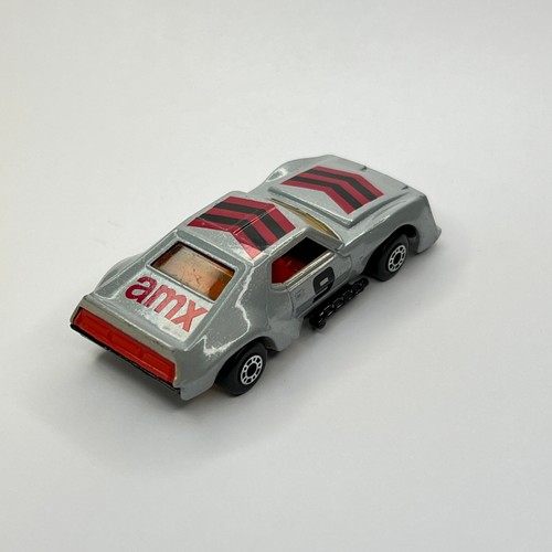 Matchbox AMX Pro Stocker amx cuerpo plateado ámbar ventanas como nuevo - Imagen 2 de 7