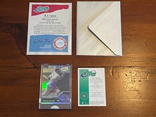 BJ Upton 2005 eTopps Refractor Signed W/COA-Only 50 Cards Signed-Tampa Bay Rays