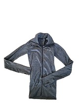 Oakley Full Zip Jacket Sweatshirt Women's Size XS Charcoal Gray B31 