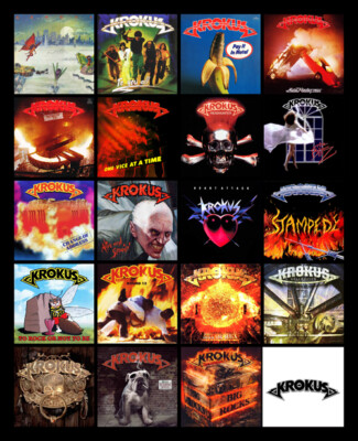 KROKUS album discography magnet (3.75