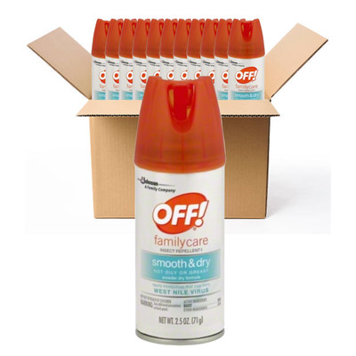 OFF! Family Care Insect & Mosquito Repellent Smooth & Dry 2.5 Oz. (Pack Of 12)