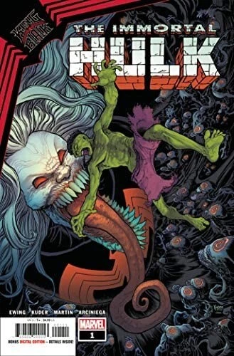 King In Black: The Immortal Hulk #1 Aaron Kuder Variant Cover Marvel Comics 2021