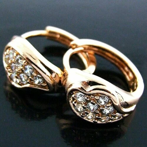 Snap Rose Gold Filled Fashion Earrings