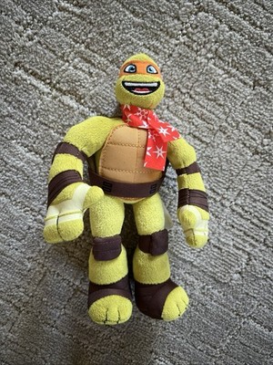 nickelodeon Ninja Turtle PLush Stuffed Doll Figure Viacom 2016 Red Bandana