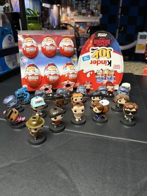 Stranger Things Kinder Bueno Egg Funko Pops FULL SET COLLECTORS EDITION