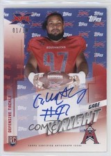 2020 Topps XFL Auto Red 1/10 Gabe Wright #AU-GW Auto 0c2