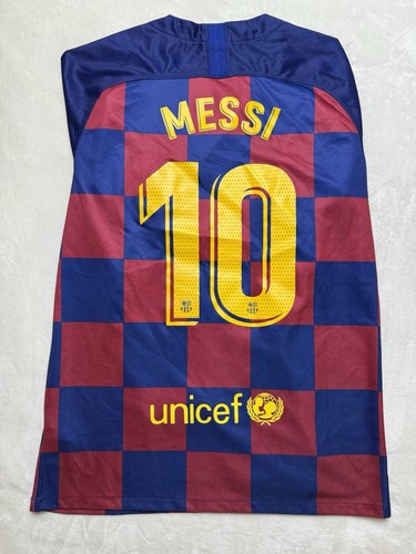 MAGLIA MANICA LUNGA NIKE LIONEL MESSI FC BARCELLONA LG 2019/20 calcio calcio calcio - Foto 11 di 12
